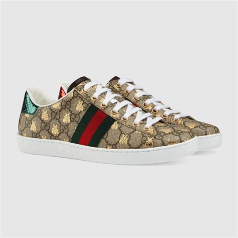 gucci supreme sneaker replica|gucci ace gg suede sneakers.